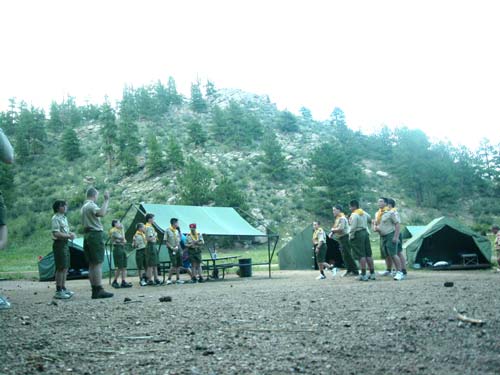 Soon came time to eat supper, so we all dressed in class A uniforms and slowly lined up.