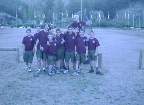 Some of our scouts in the opposing team's jail.