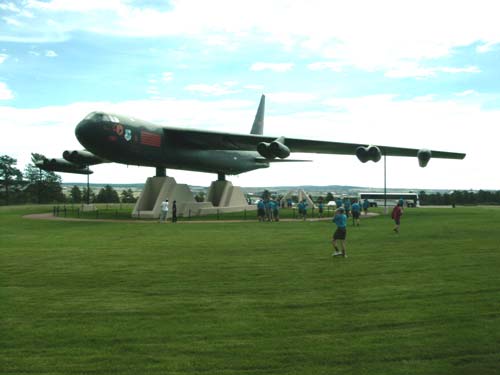 Our first stop was the Air Force Academy, where we checked out a B-52.