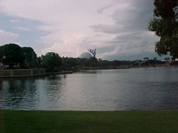 Another rainstorm threatens as we hit Epcot.