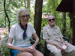 Former Whitinsville residents Frank and Marion Lightbown.