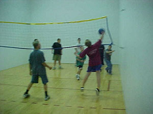 Some of the activities included a Troop Walleyball Tournament........