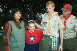 Nick Miller and his family.